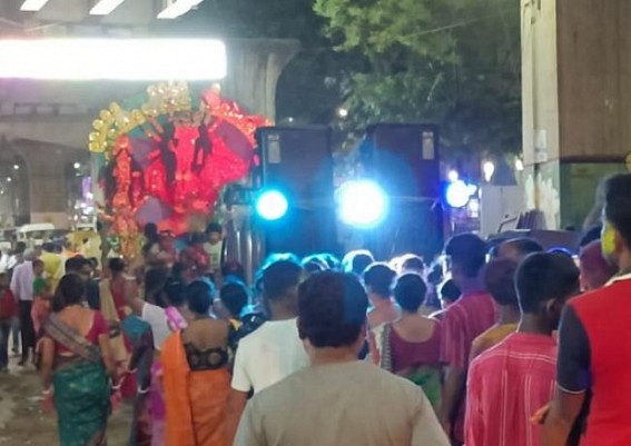 Visharjan Rallies rocked capital city Agartala